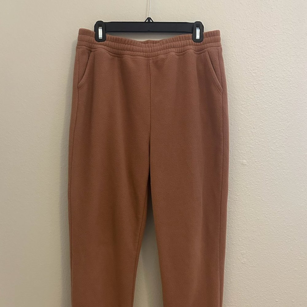 Women's M Beyond Yoga WFH Sweatpant Sepia Brown